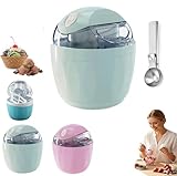 Small Home Mini Ice Cream Maker – Electric DIY Frozen Dessert Machine, 15-Minute One-Touch Gelato & Frozen Yogurt Maker, Single Serving, Compact Kitchen Appliance (#1)