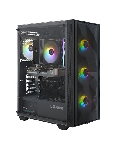 ZOTAC MEK Gaming PC Desktop, NVIDIA GeForce RTX 5060 8GB GDDR7, AMD Ryzen 5 5500 Up to 4.2GHz, 16GB DDR4, 1TB NVMe SSD, 650W 80+ Gold PSU, WiFi 6E, Windows 11 Home