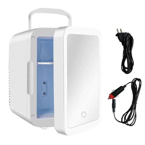 Fxzqgnh Mini Fridge,Mini Fridge Cooling Appliance,110V /,Portable Small Refrigerator,Organization for Outdoor Car Travel,Bedroom,Office